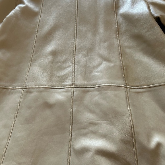 Vintage lether j-piel women’s jacket bought in Spain real fur curly lamb jacket - Picture 8 of 12